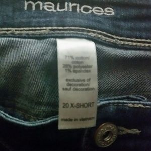 Size 20 XS Maurices women's jeans